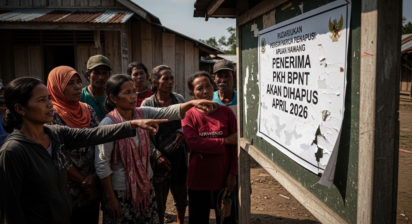 Penerima PKH BPNT Dicoret April 2026,